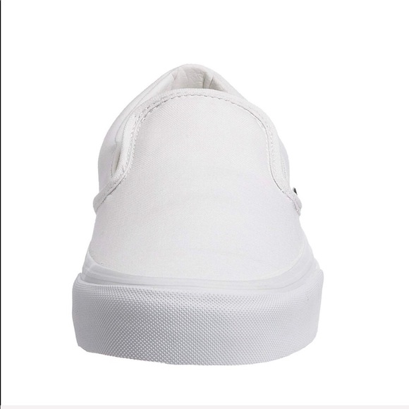 Men’s White Classic Slip-On Vans - Picture 2 of 5